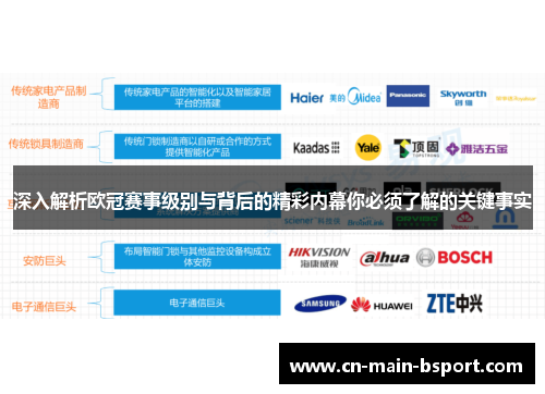 深入解析欧冠赛事级别与背后的精彩内幕你必须了解的关键事实